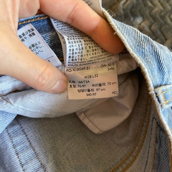 Levis 501 CT Distressed jeans - Picture 8 of 15